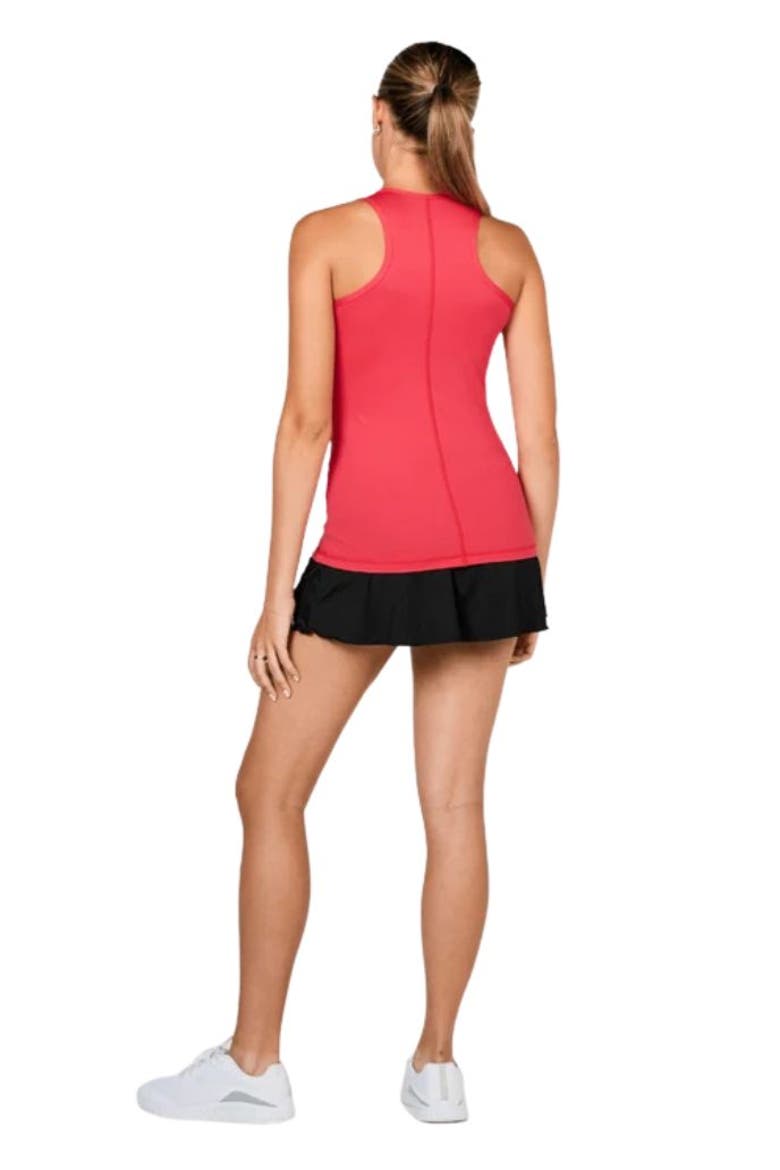 UV Colors Womens Tennis Tank Top, Alternate, color, Berry Red