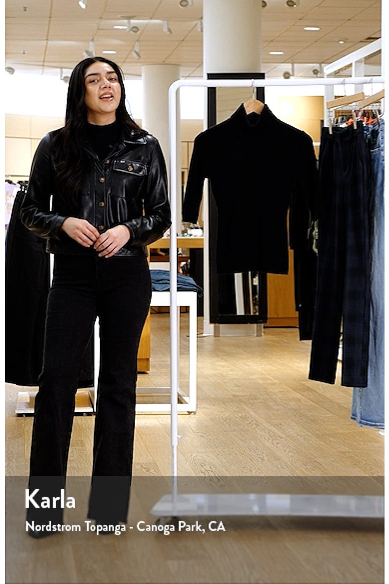 The Amelia Merino Wool Turtleneck Top video