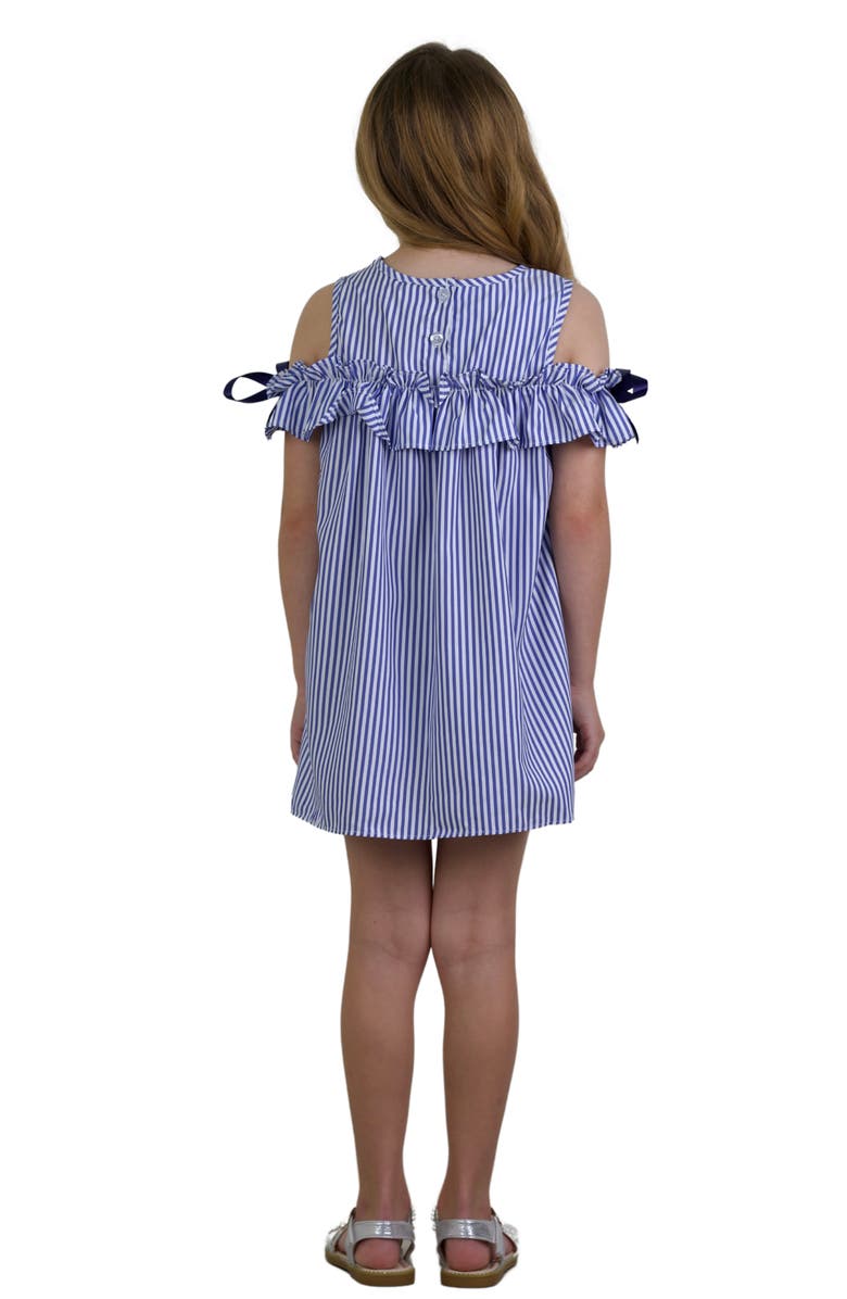 Mia Belle Girls Girls Sunbathing Sweetie Cold-Shoulder Dress, Alternate, color, 
