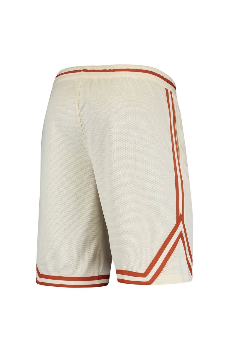 Nike Men's Nike Cream Texas Longhorns Retro Replica Performance Basketball Shorts, Alternate, color, Cream