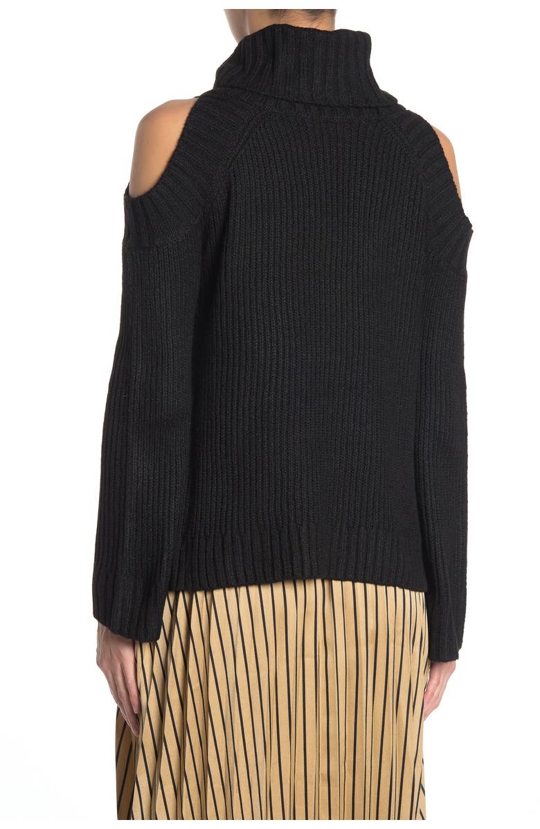 J.O.A. Cold Shoulder Bell Sleeve Sweater, Main, color, 