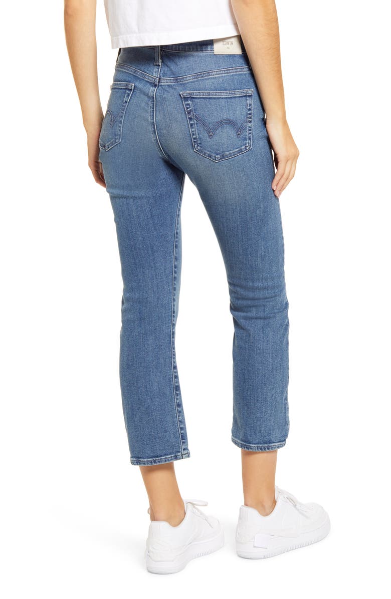 EDWIN Elin High Waist Crop Slim Jeans, Alternate, color, 