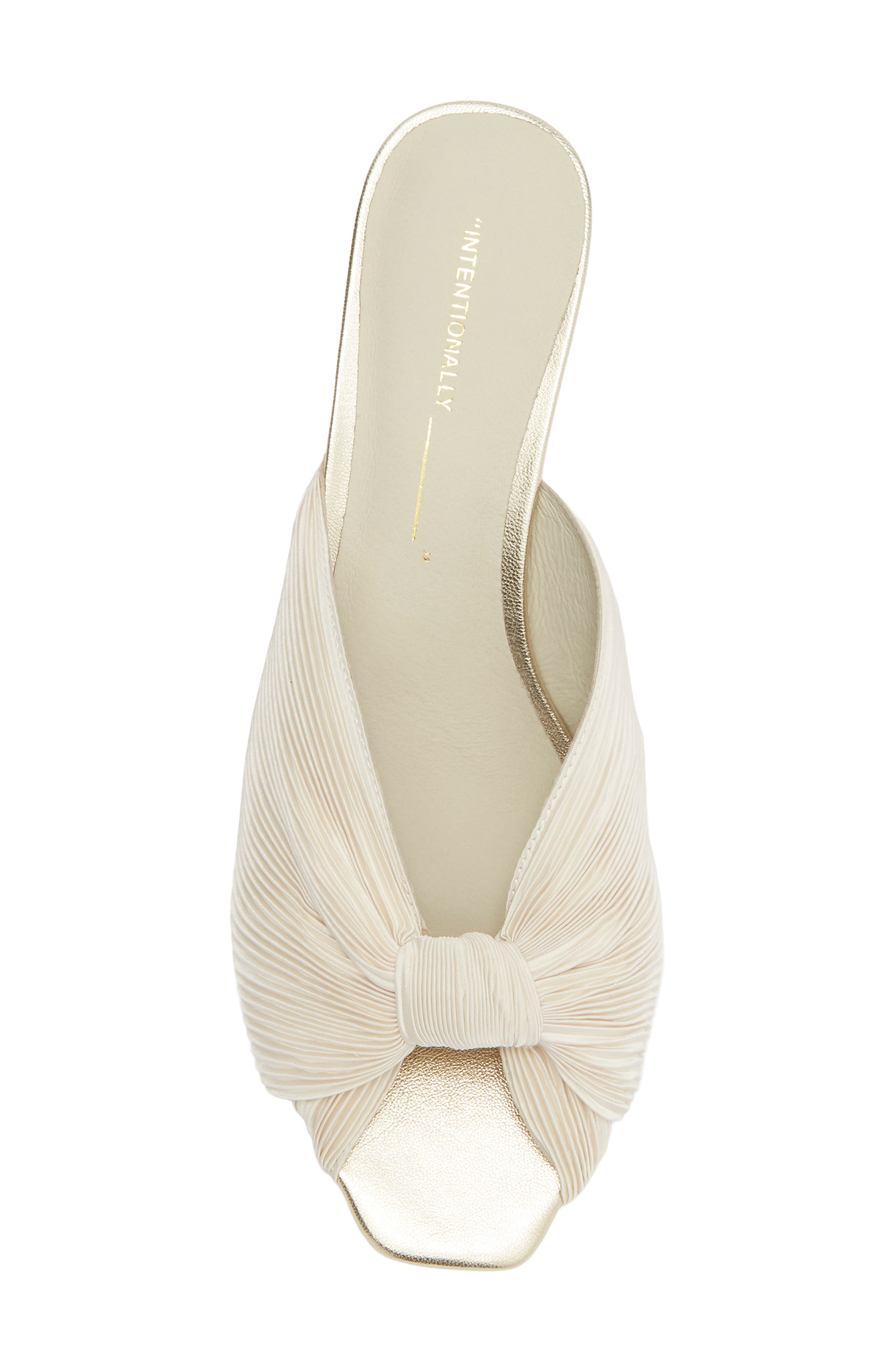 Curfew Knot Slide Sandal, Alternate, color, IVORY