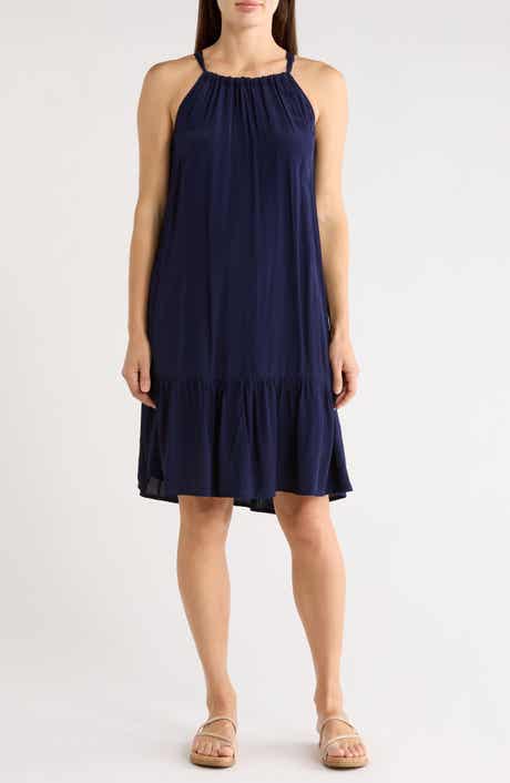 Tommy Bahama Calypso Tiered Crepe Minidress