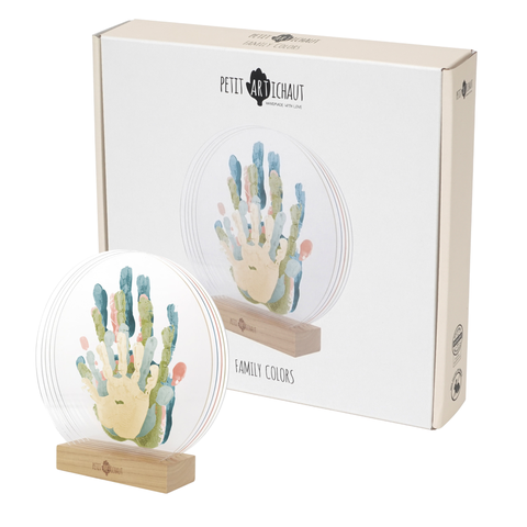 Family Colors - Colorful Family Print Art Kit, Home Decor & Birth Gift