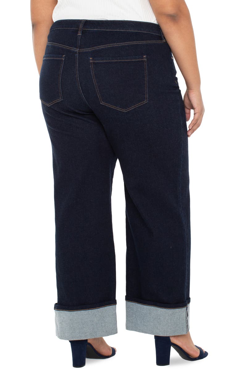 Liverpool Los Angeles Morgan Wide Leg Jeans, Alternate, color, Indigo Rinse