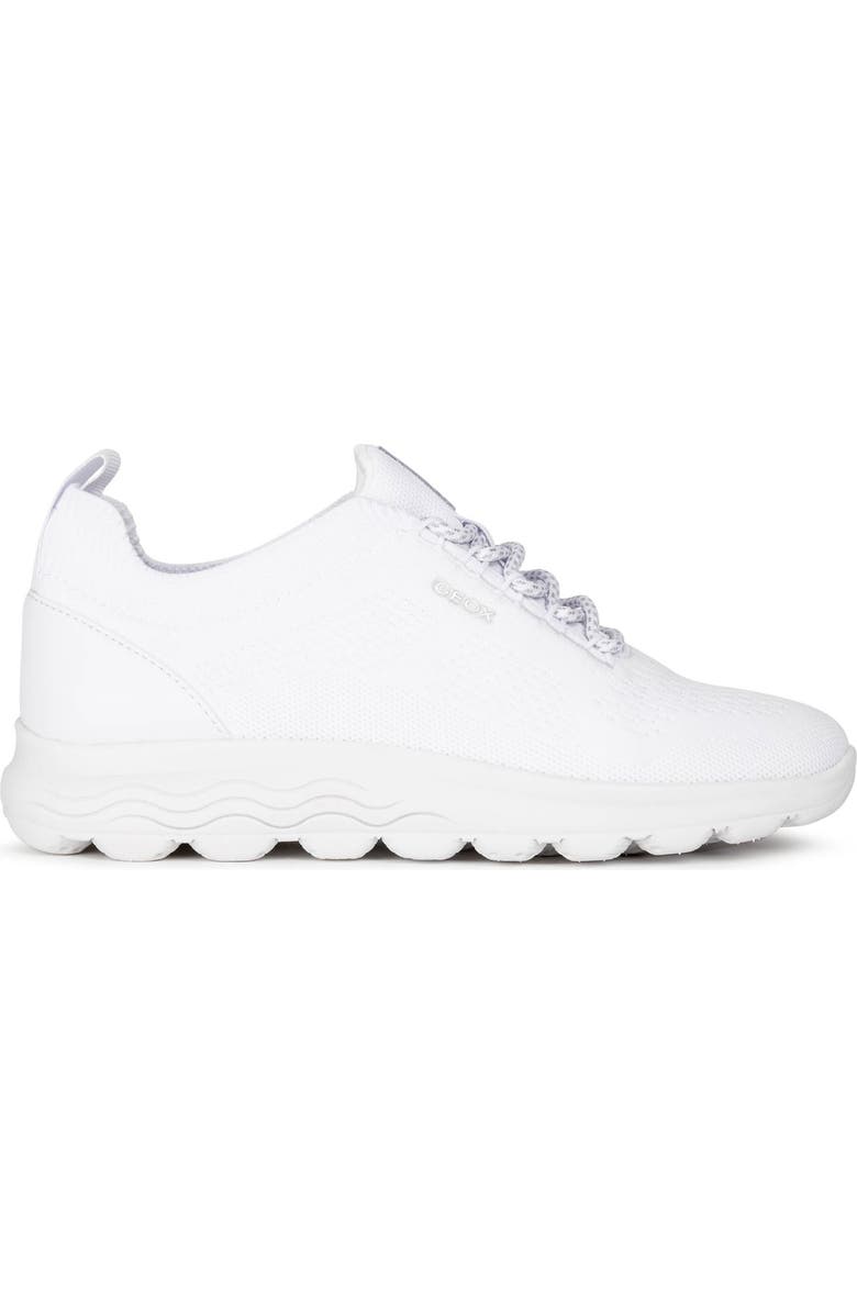 Geox Spherica Sneaker, Alternate, color, White