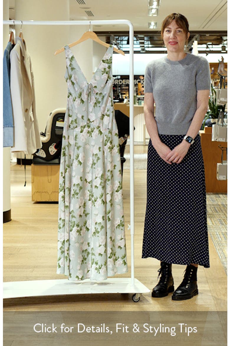 Lucasta Floral Satin Gown video