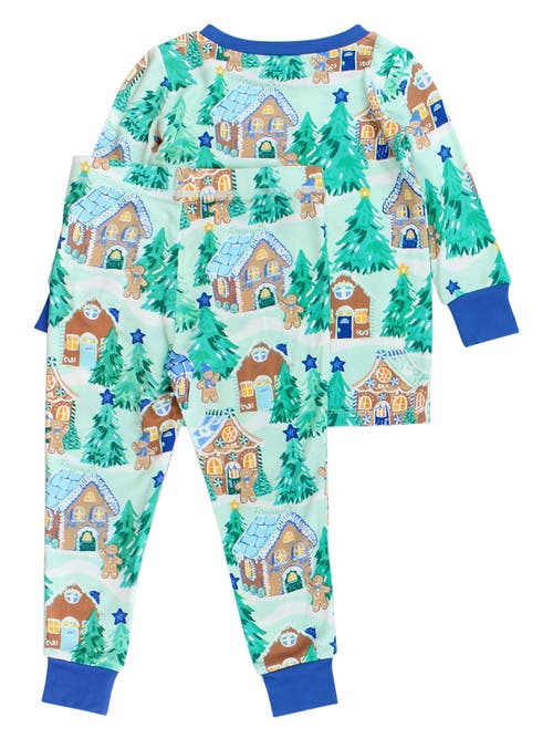 Rufflebutts Softsnooze Long Sleeve Pajama Set In Blue