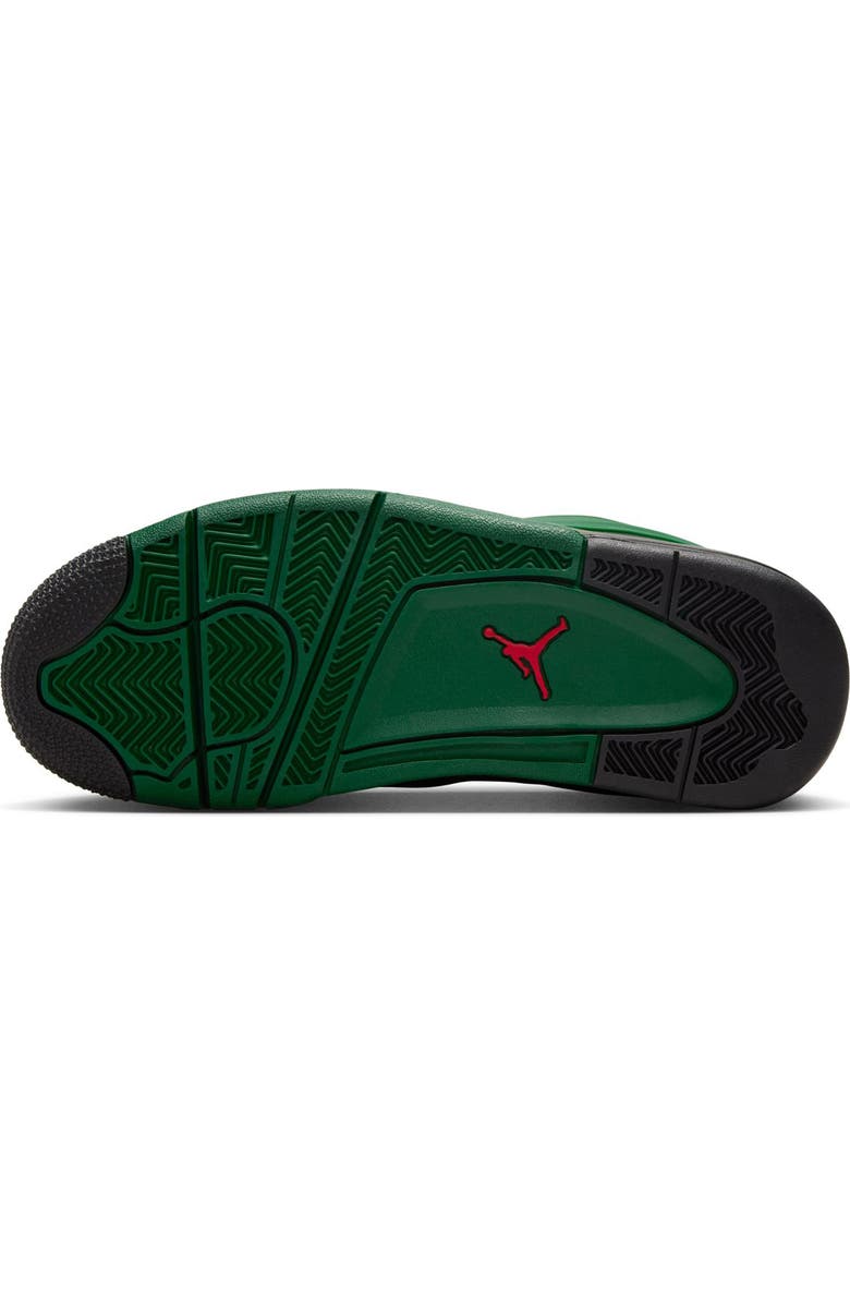 Nike Kids' Air Jordan 4 RM Sneaker, Alternate, color, Black/ Varsity Red/ Green