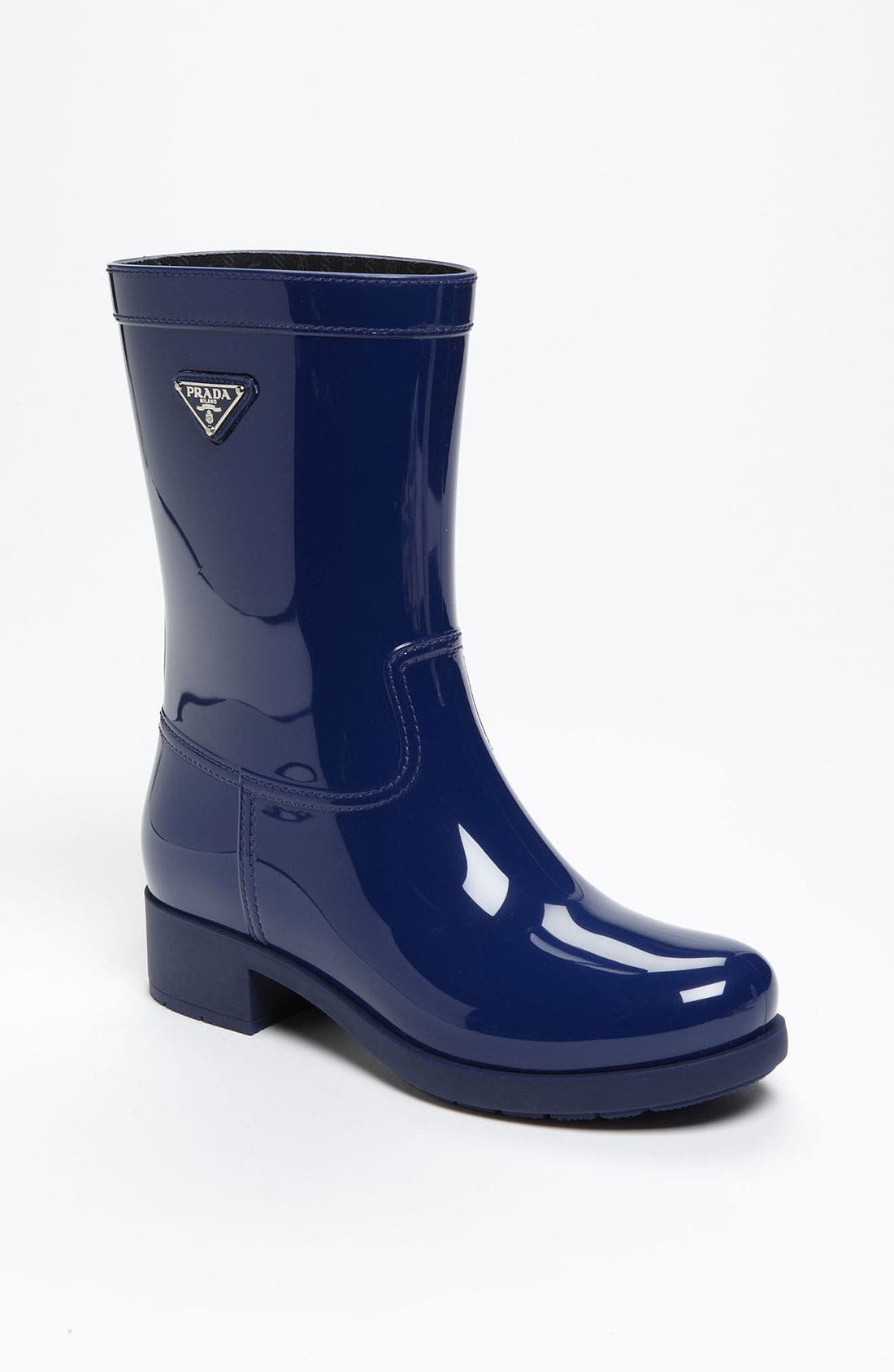 Rubber Rain Boot, Main, color, NAVY