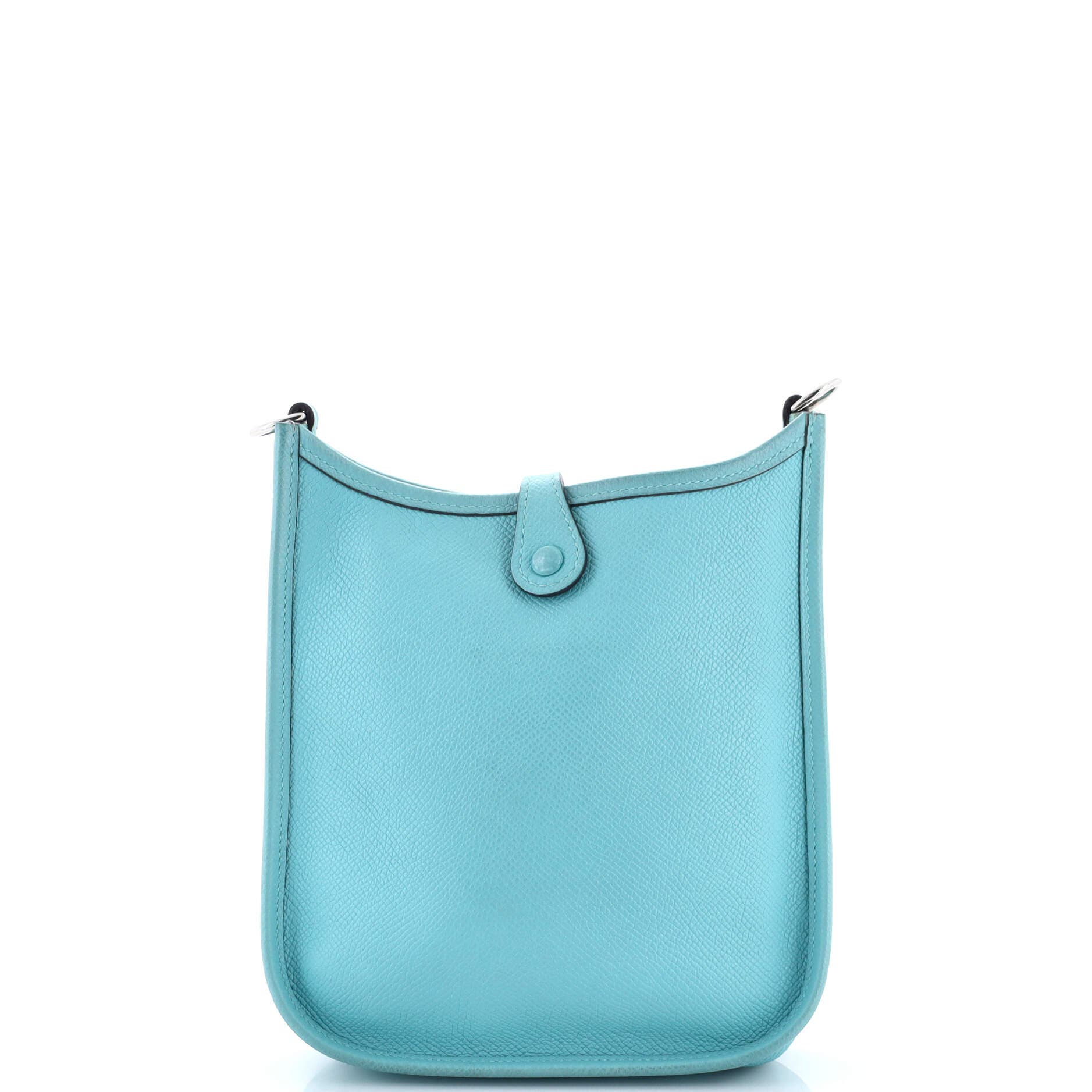 Pre-Owned Hermes Evelyne Bag Gen III Epsom TPM, Alternate, color, Bleu Atoll