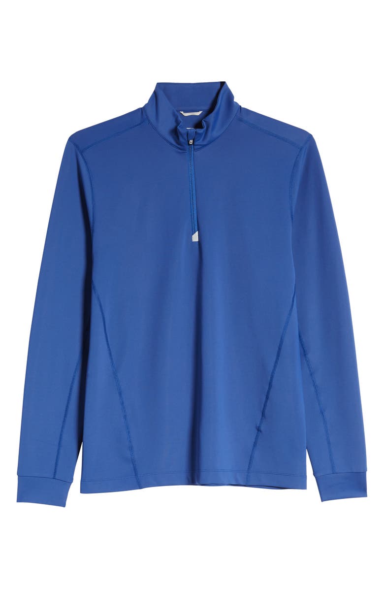 Cutter & Buck Traverse Stretch Quarter Zip Pullover, Alternate, color, Tour Blue