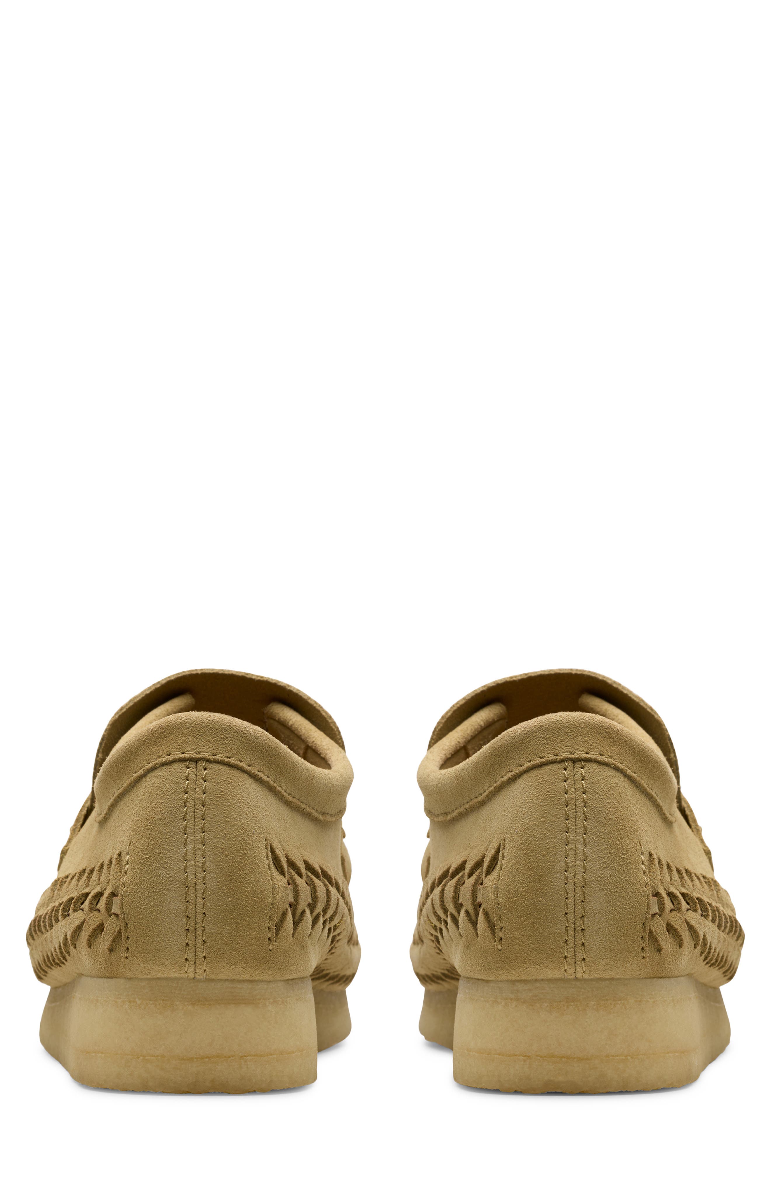 Clarks<sup>®</sup> Wallabee Woven Suede Loafer, Alternate, color, 