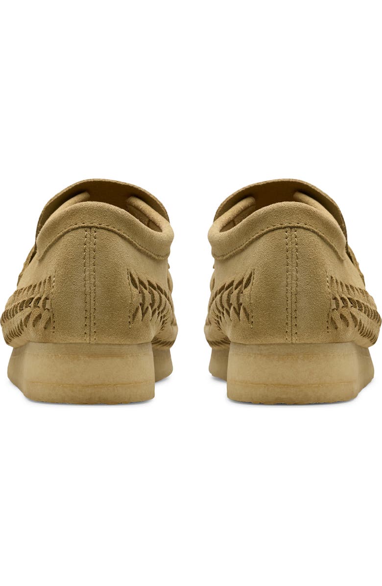 Clarks<sup>®</sup> Wallabee Woven Suede Loafer, Alternate, color,
