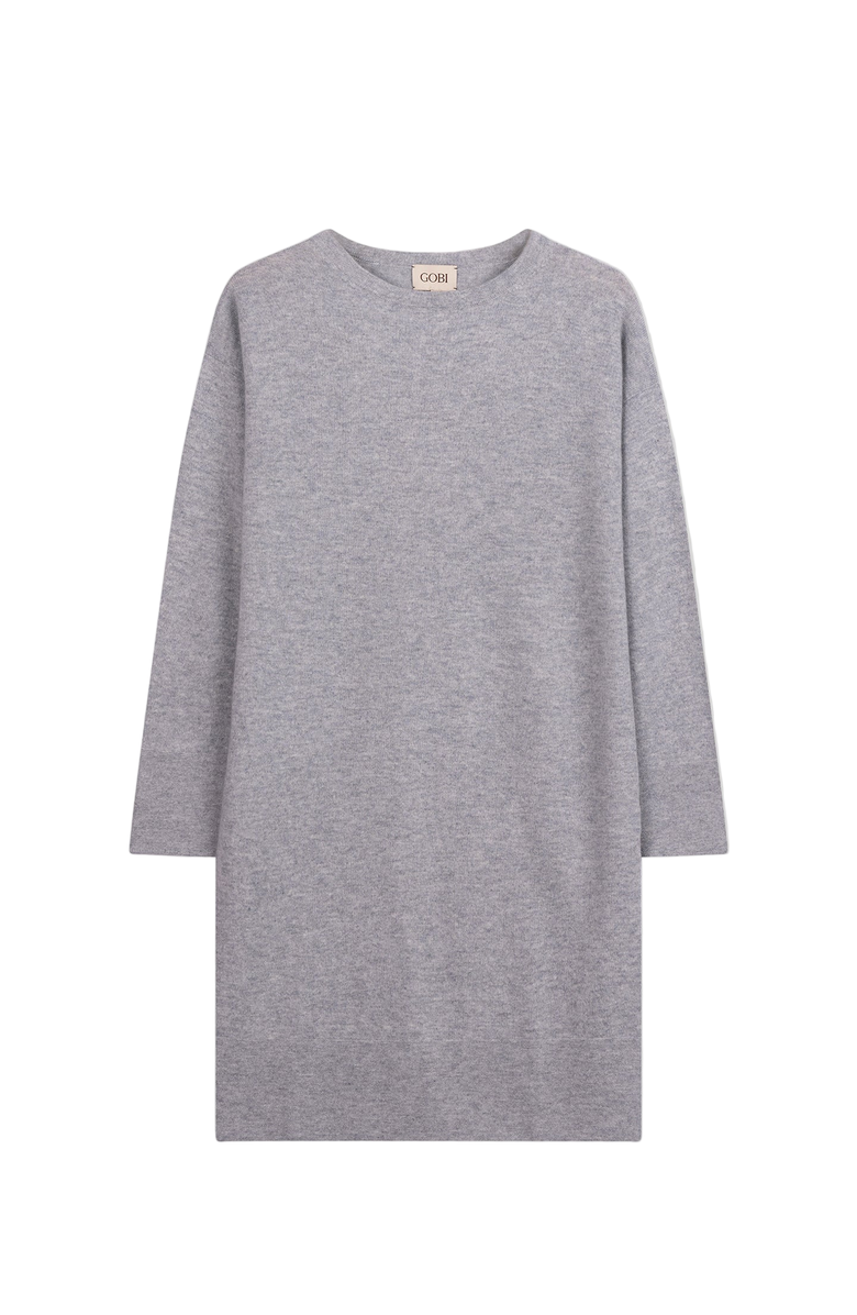 Gobi Cashmere C-Neck Knit Dress, Main, color, High Rise