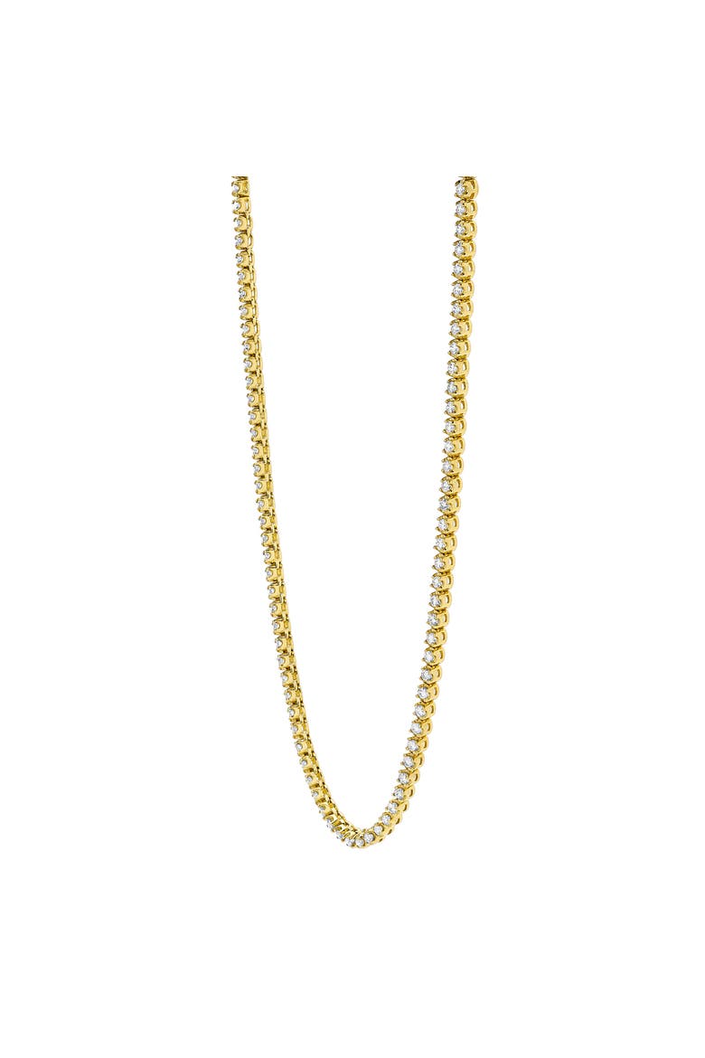 LMJ 14K Yellow Gold Diamond Tennis Chain - 4.64 Carats, Alternate, color, 14K Yellow Gold