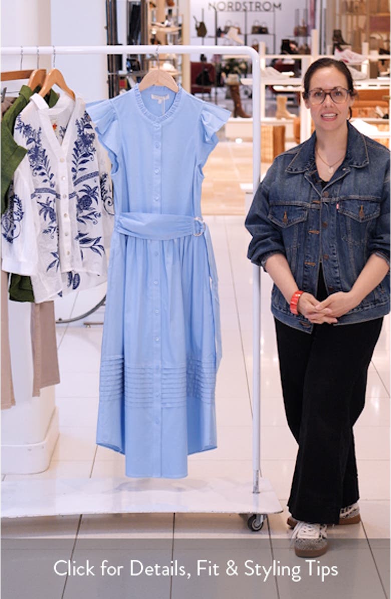 Odessa Belted Midi Dress, sales video thumbnail