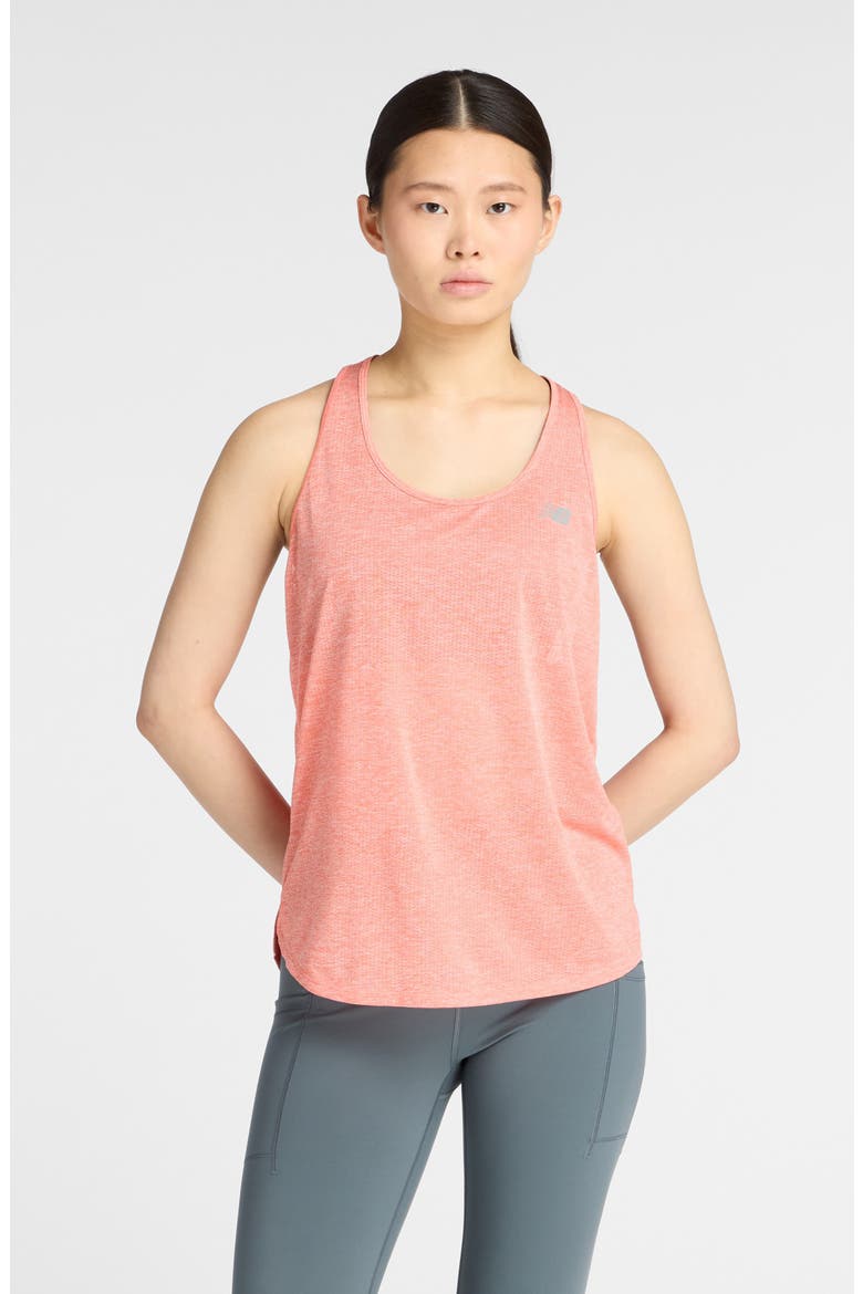 Essential Racerback Tank, Alternate, color, FLARE HEATHER