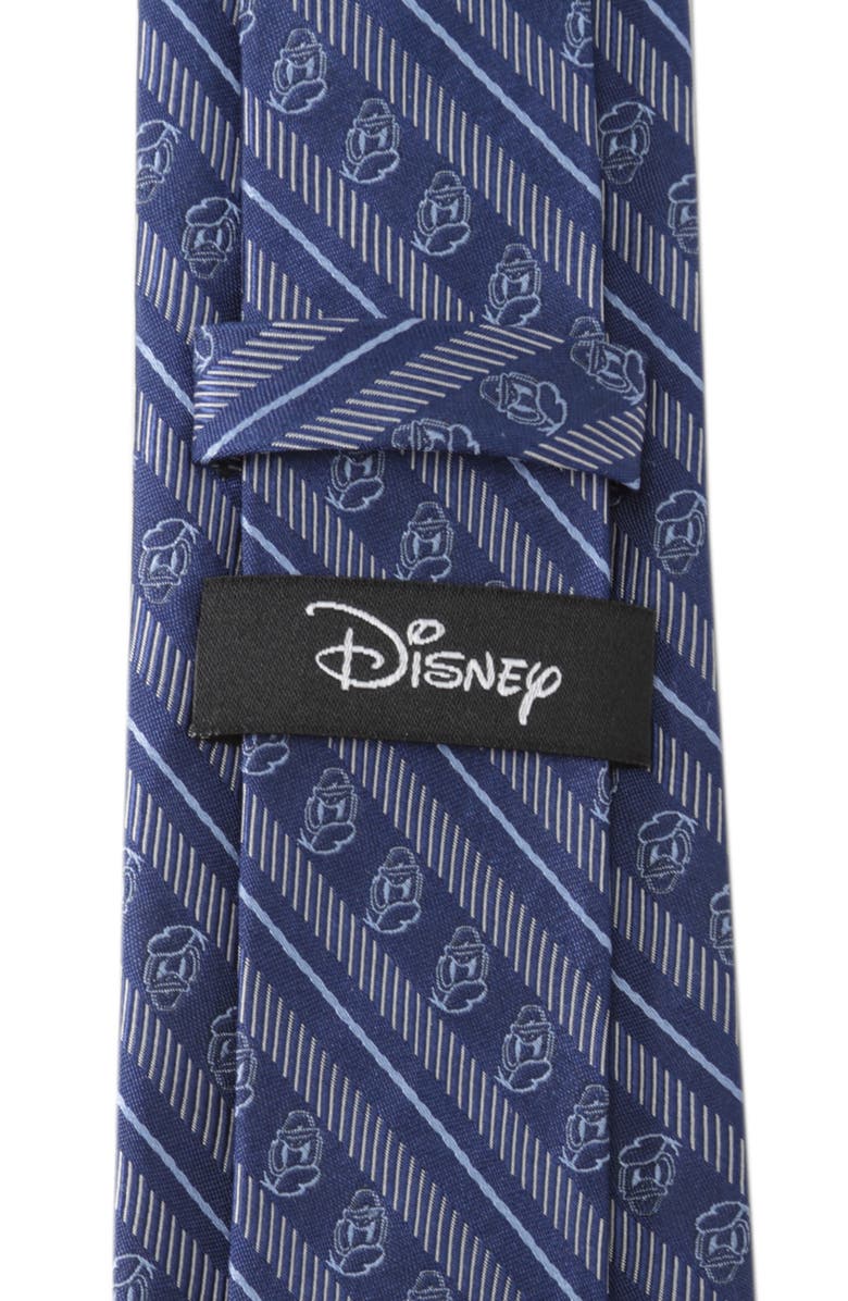 Cufflinks, Inc. x Disney Donald Duck Stripe Silk Tie, Alternate, color, 