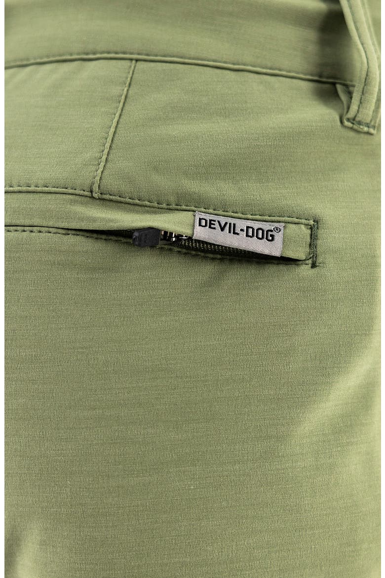 6-Inch Hybrid Chino Shorts, Alternate, color, OIL GREEN