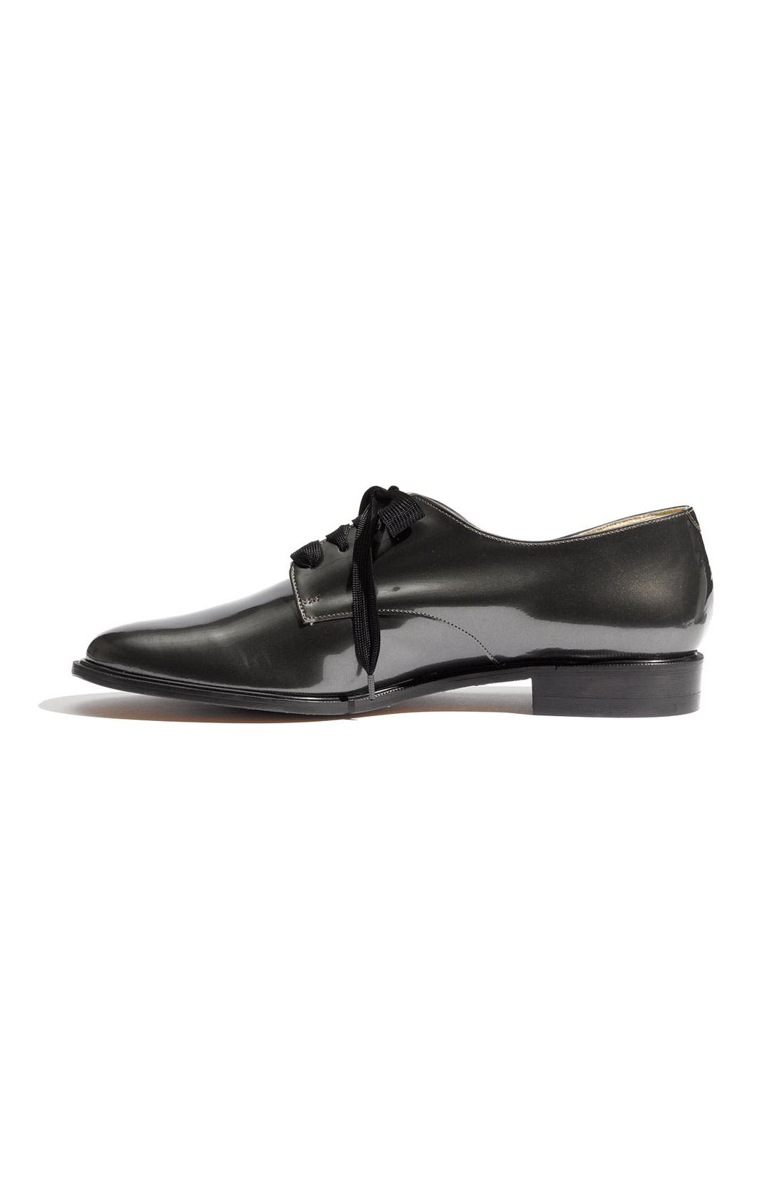 Patent Leather Oxford, Alternate, color, ANTHRACITE