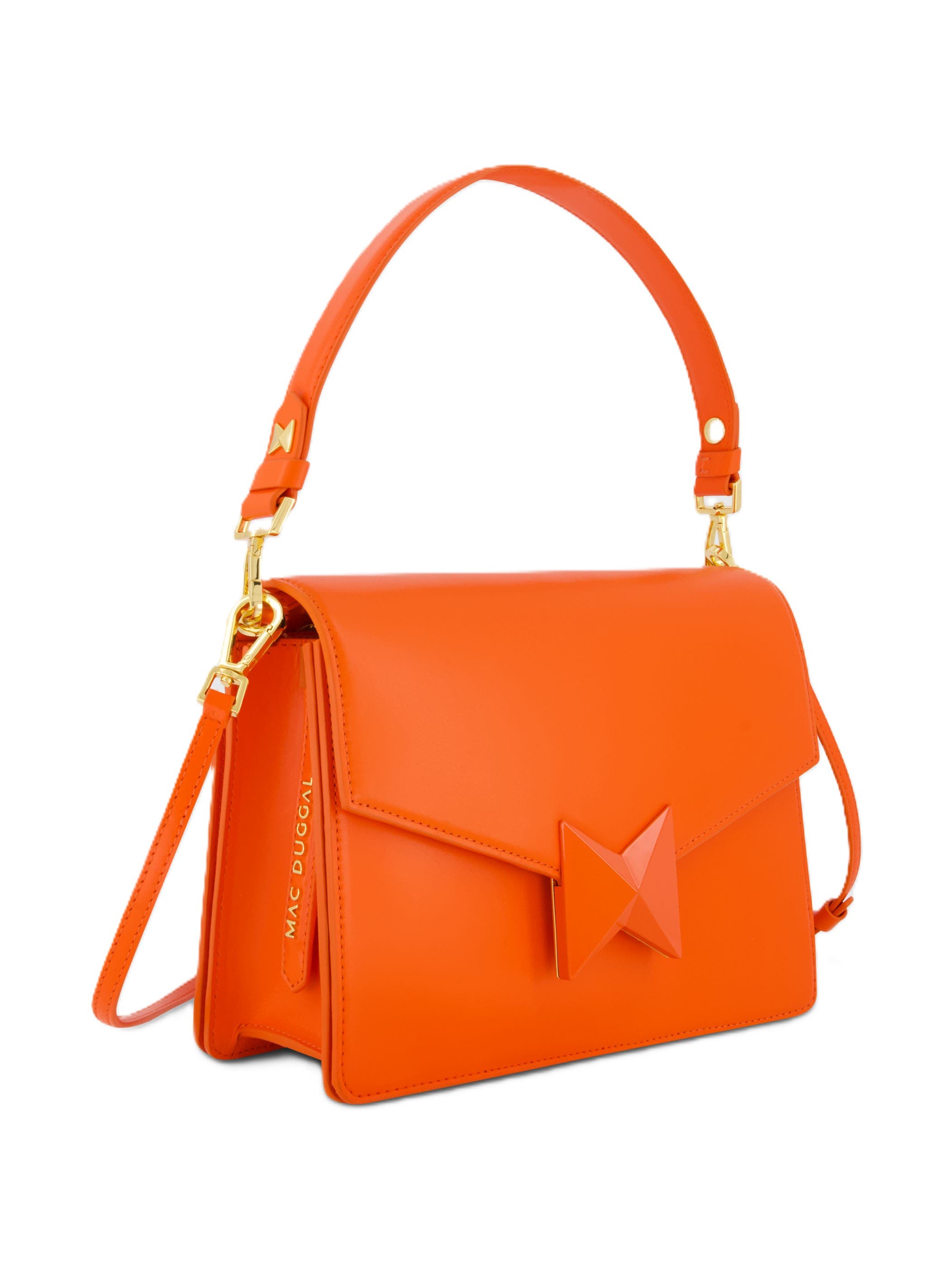 Classic Leather Medium Size Shoulder Bag, Alternate, color, Sunset