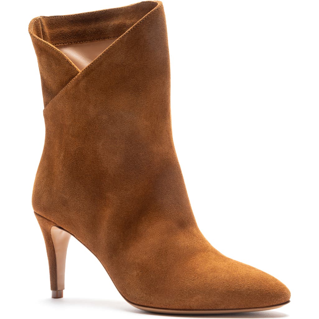Bruno Magli Pistoia Bootie In Cognac Suede
