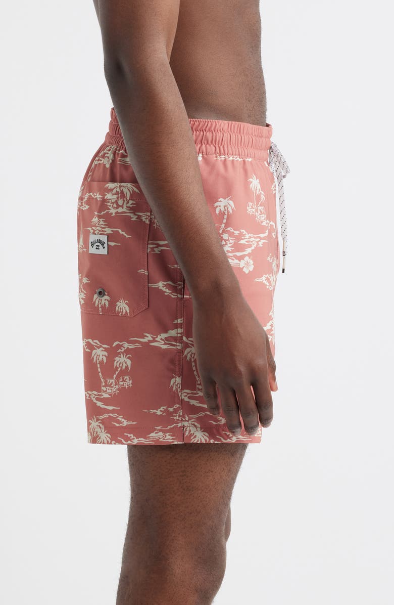 Billabong Lineup Layback Swim Trunks, Alternate, color, Dark Moon