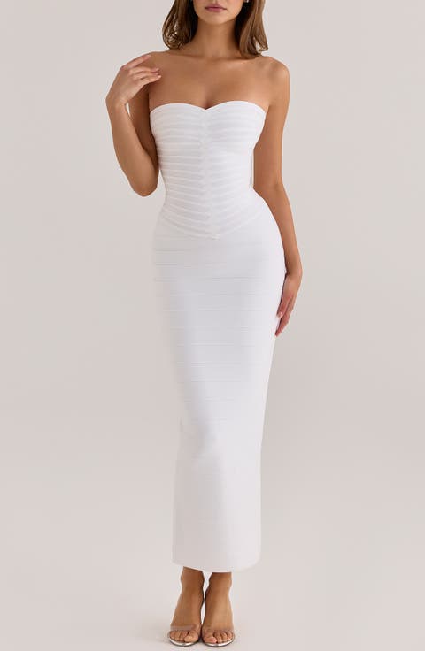 The Sweetheart Strapless Bandage Gown