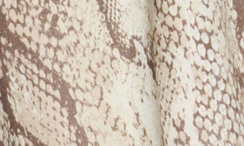 L Agence L'agence Bensen Long Sleeve Silk Blend Faux Wrap Top In Animal Print