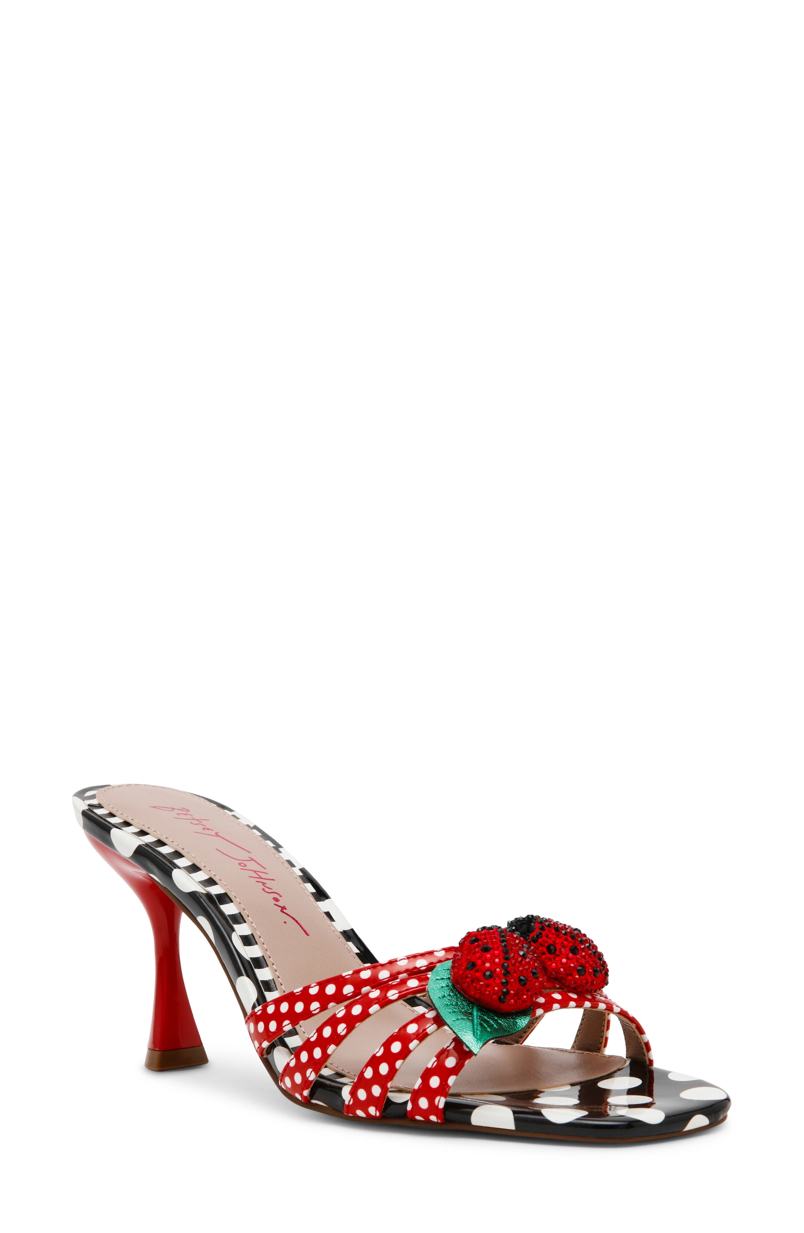 Betsey Johnson Clovr Sandal, Main, color, 