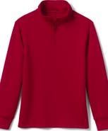 Lands' End School Uniform Kids Quarter Zip Pullover