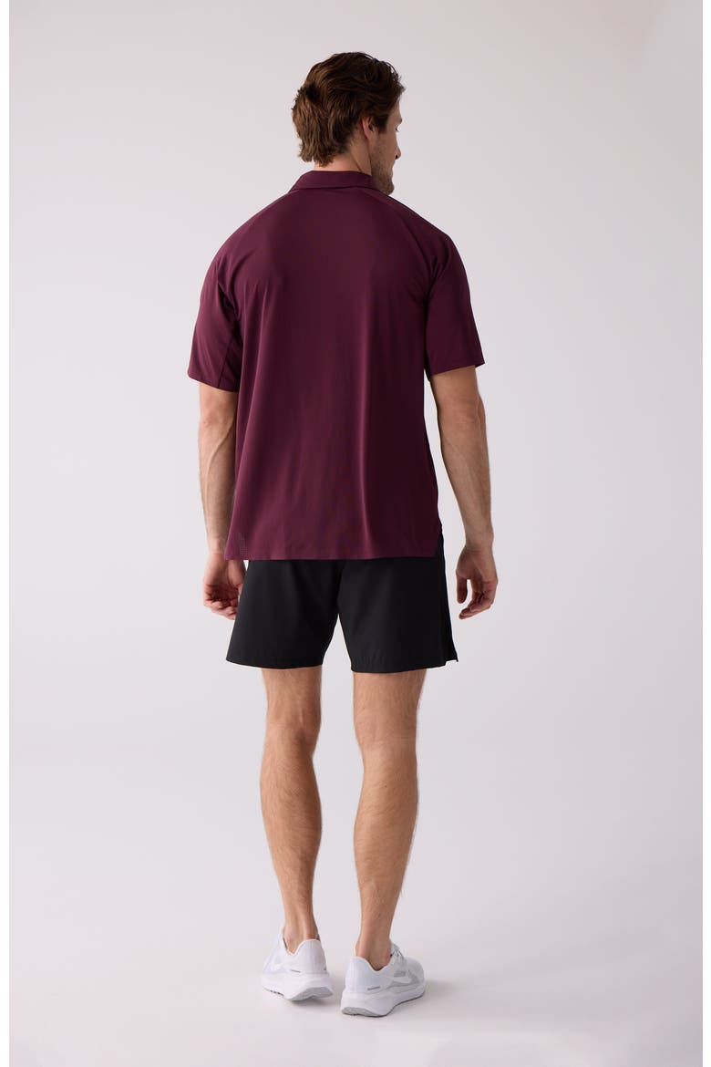 Men's AirLite Polo Shirt, Alternate, color, Dark Currant