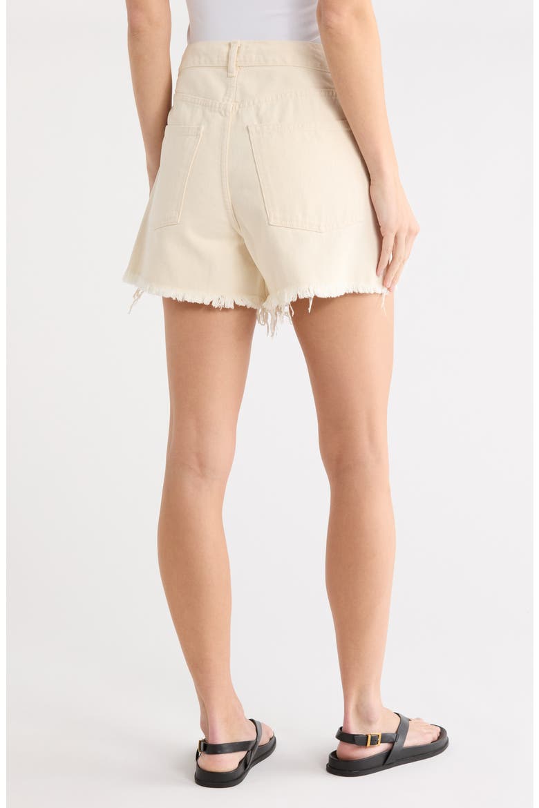 The Clark Raw Hem Shorts, Alternate, color, WASHED WHITE