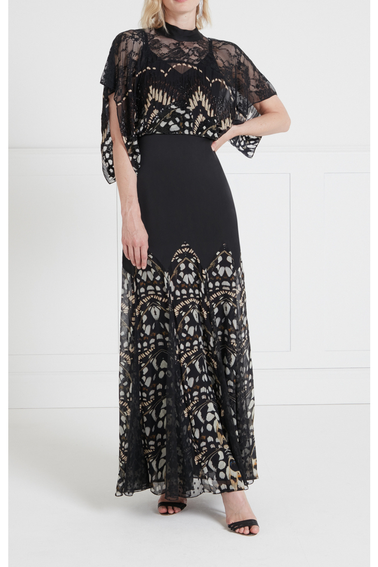 Emperor Dress, Main, color, Black