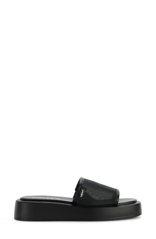 Dkny Orion Mesh Platform Slide Sandal