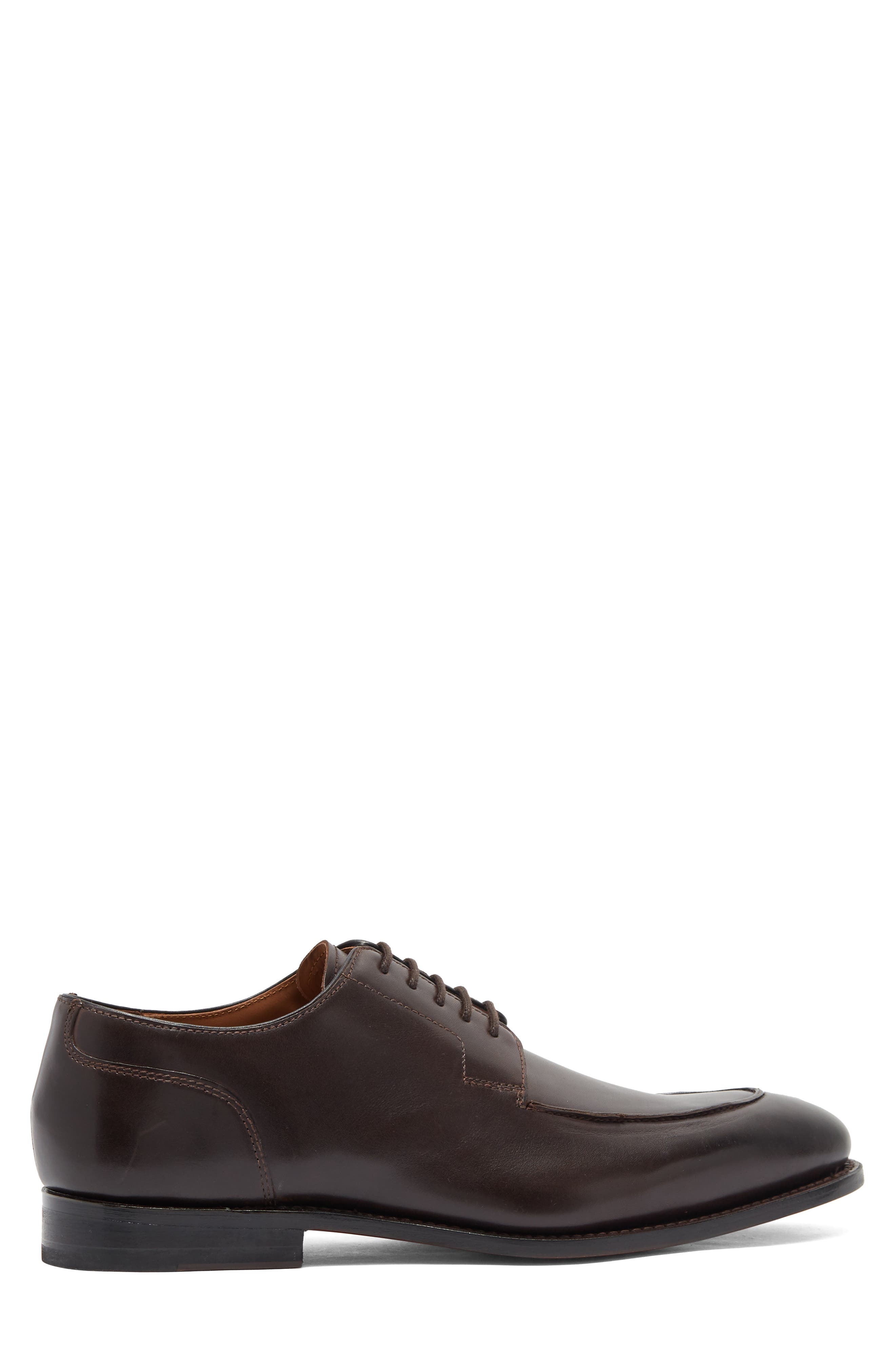 Watson Leather Derby, Alternate, color, DARK BROWN