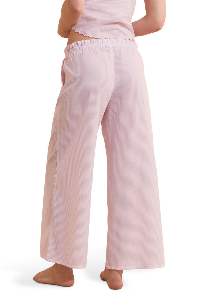 Time Striped Cotton Pajama Pants, Alternate, color, PINK