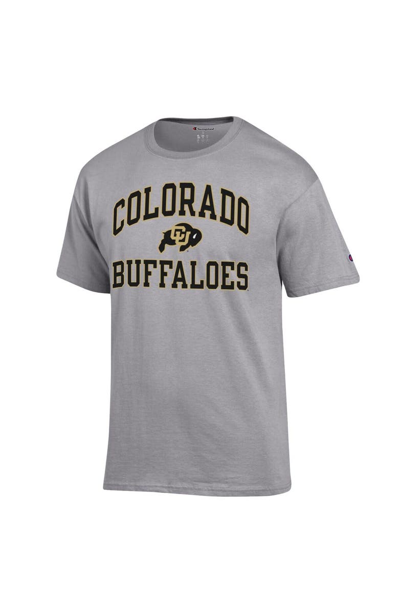 Champion Men's Champion Heather Gray Colorado Buffaloes High Motor T-Shirt, Alternate, color, Heather Gray