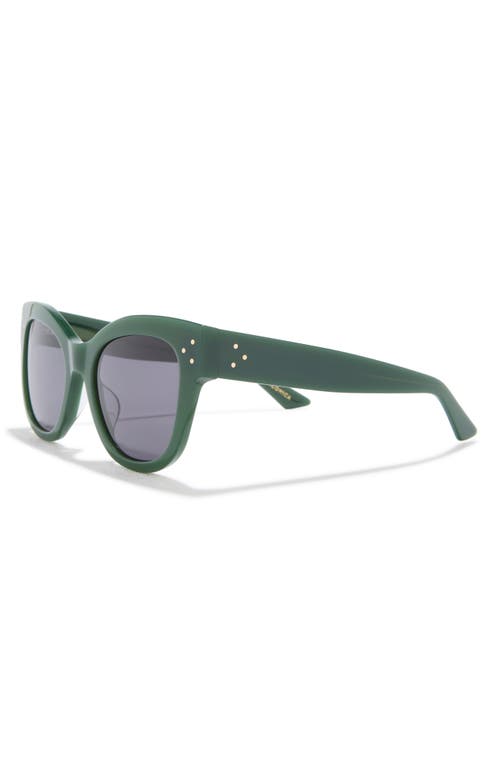 Diff Eva 53mm Cat Eye Sunglasses In Green