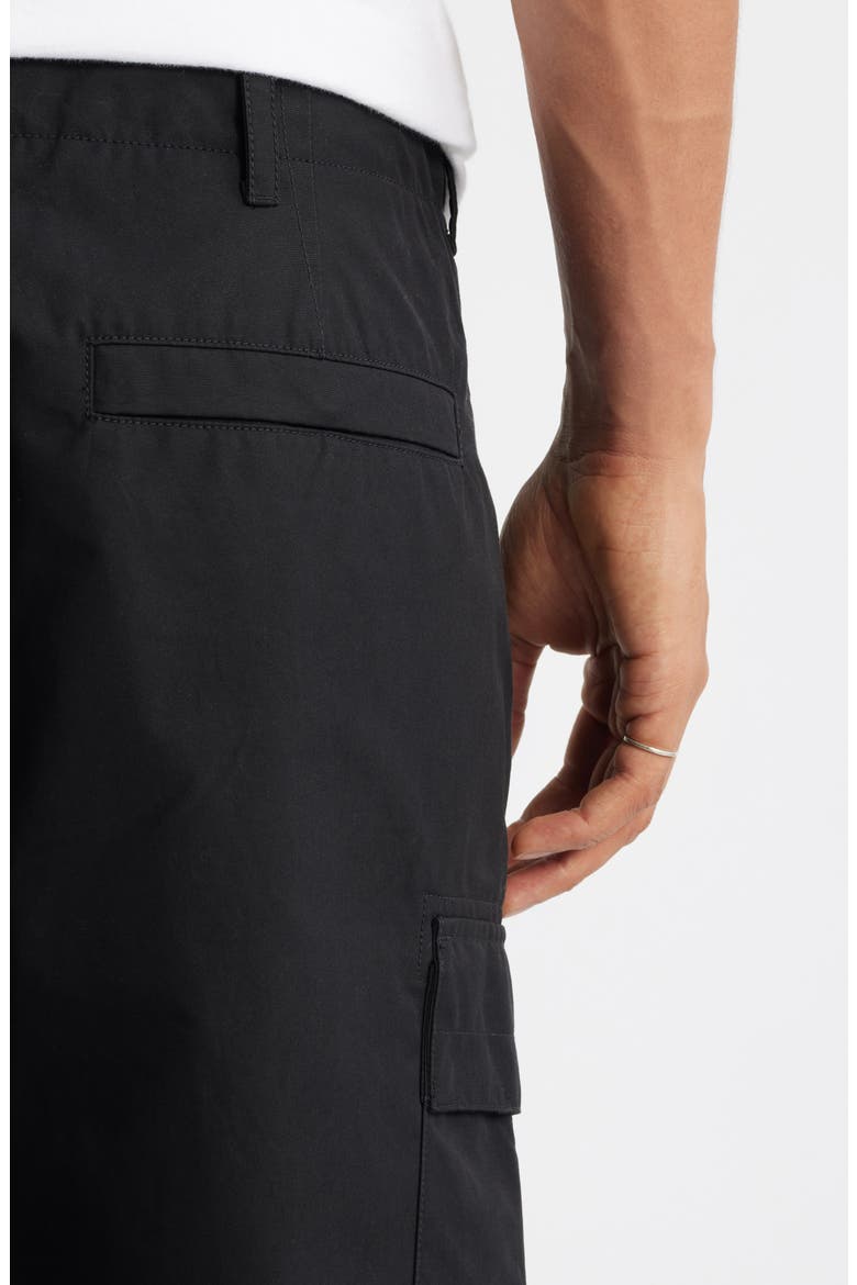 Ghost Cotton Cargo Pants, Alternate, color, V0029 BLACK