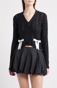 LoveShackFancy Lilly Bow Cardigan