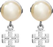 Tory Burch Moondance Faux Pearl Drop Earrings