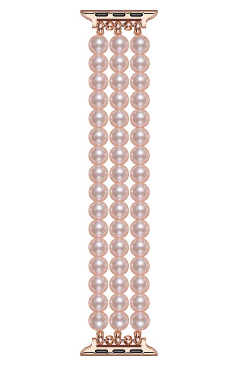 Liz Imitation Pearl Apple Watch® Bracelet Watchband