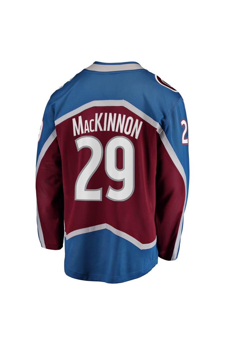 FANATICS Men's Fanatics Branded Nathan MacKinnon Burgundy Colorado Avalanche Breakaway Player Jersey, Alternate, color, 