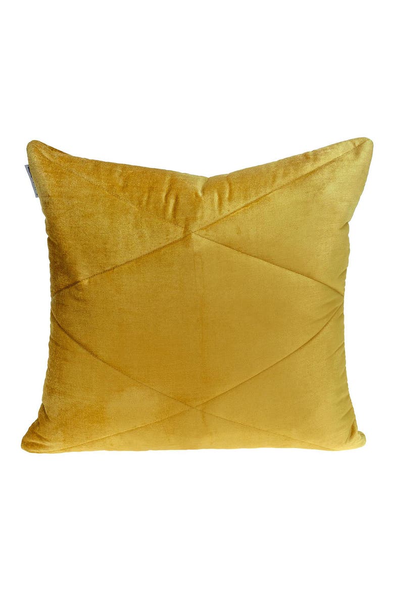 Koko Transitional Yellow Throw Pillow, Main, color, YELLOW