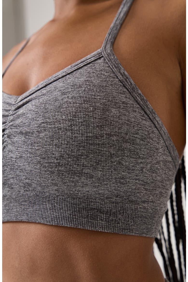Cassidy Performance Bra Top, Alternate, color, CHARCOAL HEATHER GREY
