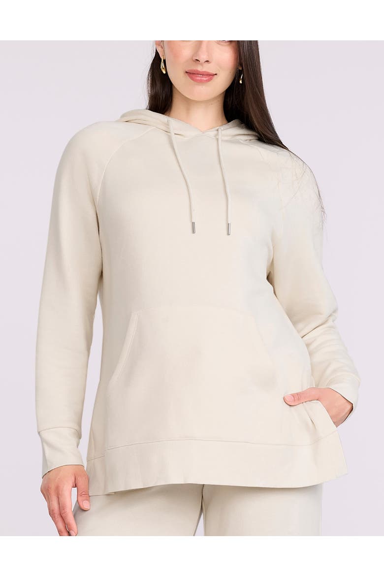 Relaxed Fit Maternity Hoodie, Alternate, color, Heather Oatmeal