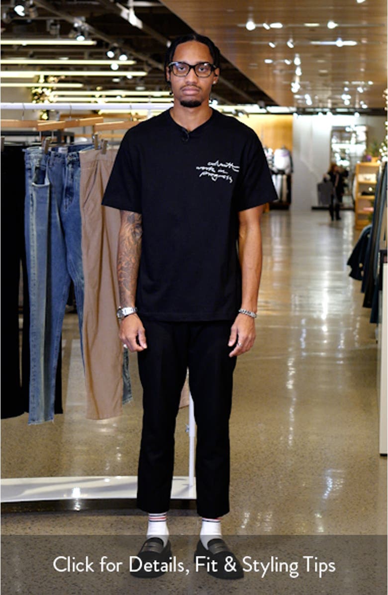 Pencil Organic Cotton Graphic T-Shirt, sales video thumbnail